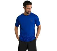JP 1880 Jay-pi Flexnamic T-Shirt Fonctionnel à Manches mi-Longues, séchage Rapide, Luxe Blue, 4XL Homme
