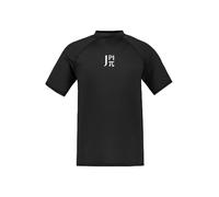 JP 1880 Jay-pi Schwimmshirt, Halbarm, Stehkragen, UV-Schutz Maillot de Bain, Protection, Noir, 5XL Hommes