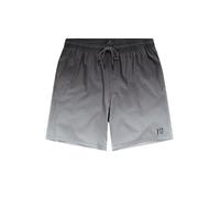 JP 1880 Jay-PI Short de Bain Jay-PI, Collection Beachwear, Taille élastique et Style Batik - Jusqu'au 8 XL Noir 7XL 828361130-7XL