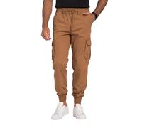 JP 1880 Cargohose Flexnamic, Viele Taschen, Modern Fit Pantalon, Caramel, 5XL Grande Taille Hommes