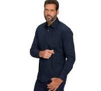 JP 1880 Jp1880 Hemd, Flexnamic, Kentkragen, Modern Basic Fit, BIS 7 XL Chemise, Bleu Marine, L Homme