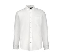 JP 1880 Chemise en Lin 1/1 col Montant MF T-Shirt, Blanc Neige, XXXL Homme