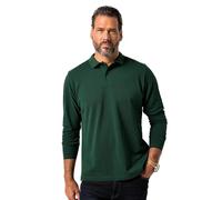 JP 1880 Jp1880 Poloshirt, Basic, Langarm, Piqué, BIS 8 XL Chemise, Vert foncé, 4XL Hommes