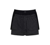 JP 1880 Mens Boxershorts, Minimal AOP, DP Caleçon Boxeur, Schwarz, 7X-Large Homme