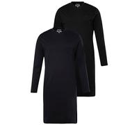 JP 1880 Nachthemd, V-Ausschnitt, DP Chemise de Nuit, Schwarz, L Homme