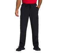 JP 1880 Pantalon Softshell de Trekking, Cargo, Noir, XXXXL Homme