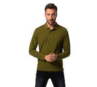 JP 1880 Polo Basique, Manches Longues, piqué, jusqu'à 8 XL, Vert Mousse, 5XL Homme