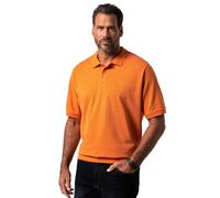 JP 1880 Hommes Grandes Tailles Polo en piqué à Manches Courtes, Coupe Ventre Confort, Collection Basic - du XXL au 10 XL Orange XXL 712617663-XXL