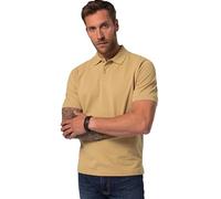 JP 1880 Hommes Grandes Tailles L-8XL Polo en piqué, Manches Courtes, Collection Basic Marron Sable 4XL 702560316-4XL