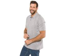 JP 1880 Homme Poloshirt, Oberteil, Knopfleiste, Hemdkragen, Pique Polo, Gris Chiné, XXL EU