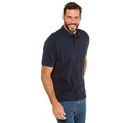 JP 1880 Poloshirt, Piqué Polo Homme, Bleu Foncé, 9XL