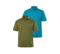 JP 1880 Poloshirts, Basic, 2er-Pack, Piqué, Gekämmte Baumwolle Polos, Cactus, 8XL Hommes