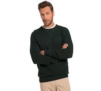 JP 1880 Pull en Laine mélangée avec Motifs, col Rond avec détails, jusqu'à 8 XL Sweater, Vert Sapin, 4XL Homme