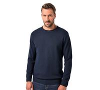 JP 1880 Pullover, Strukturstrick, Badge, 1/1 Pull-Over, Bleu Marine, 3XL Homme