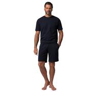 JP 1880 Hommes Grandes Tailles L-8XL Pyjama Deux pièces (Short + T-Shirt), Coupe Ventre Confort - Jusqu'au 8 XL Bleu Marine 5XL 829513130-5XL