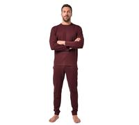 JP 1880 Pyjama pour Homme, Grandes Tailles, Grandes Tailles, Tailles L-8XL, Homewear, 2 pièces, Poche Poitrine 843024, Chocolat, 4XL
