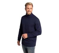 JP 1880 Rollkragen-Shirt, Basic, Jersey, Lange Ärmel col roulé, Bleu Marine foncé, 6XL Homme
