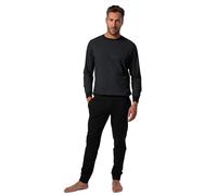 JP 1880 Schlafanzug, Bauchfit, AOP, 1/1 Ensemble de Pijama, Noir, 6XL Hommes