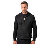 JP 1880 Strickjacke, Elastischer Strick, Kapuze, Känurutasche, BIS 7 XL Pull-Over, Noir, 4XL Homme