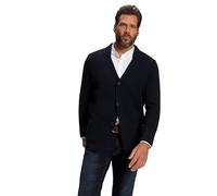 JP 1880 Stricksakko, Flexnamic, Milano-Strick, Reverskragen, BIS 8 XL Cardigans, Bleu Marine foncé, L Homme