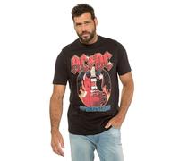 JP 1880 T- Shirt, Bandshirt, ACDC, Halbarm, Schwarz, 5XL Homme