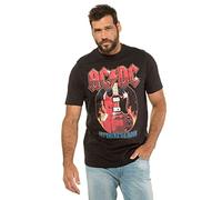 JP 1880 T- Shirt, Bandshirt, ACDC, Halbarm, Schwarz, 6XL Homme