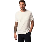 JP 1880 T- Shirt, RH, Slub, Poche Poitrine, 1/2, Blanc, XXXXXXXL Homme