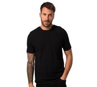 JP 1880 T- Shirt, RH, Slub, Poche Poitrine, 1/2, Noir, XXXXXXXXL Homme