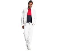 JP 1880 Tennis-Veste de survêtement Raglan-Col Montant, Blanc Neige, XXXL Homme