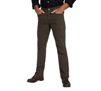 JP 1880 Twillhose, Bauchfit, 5-Pocket, Regular Fit Chino, Dunkel Oliv, 48W x 34L Homme