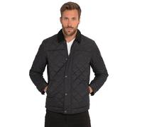JP 1880 Blouson matelassé avec col en Velours côtelé Veste, Noir, 6XL Homme