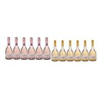 JP Chenet - So Free Sparkling Pinot Noir Vin rosé pétillant sans alcool - Sans arômes ajoutés, goût authentique - Origine : France (6 x 0.75 L) & So Free Chardonnay Vin blanc sans alcool (6 x 0.75 L)