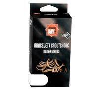 JPC Créations – Bracelets caoutchouc élastiques 60 x 1,8 mm – Boîte 100 g