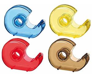 JPC 25055 Escargot ABS Dévidoir Lame Acier Ruban 19 mm x 33 m Couleurs Assorties