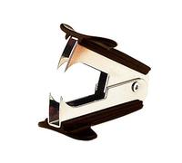 JPC 750010 Agrafeuse noire en métal avec poignée plastique