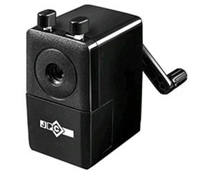 JPC 850011 Taille-crayon avec boîtier en plastique Noir