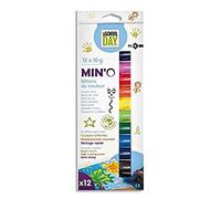 JPC - BOÎTE DE 12 CRAYONS STICK MIN'O DE COULEUR BRILLANTES