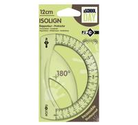 JPC Créations Isolign Rapporteur 12 cm Transparent