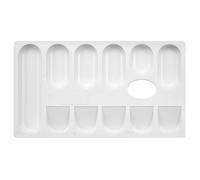 Jpc Creations Palette De De Peintre Rectangulaire 23 X 13 Cm Blanc