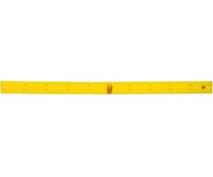 JPC Créations Règle plate bois 1 m jaune