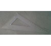 Jpc Equerre, 45 D¿Gr¿S, En Plastique, 210 Mm