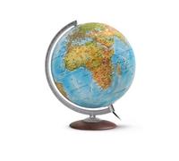 Jpc Globe Terrestre Lumineux 30 Cm "Médium" Bleu