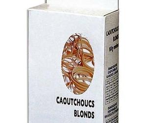 Jpc - JPC Boite distributrice de 100g de caoutchouc blond large 120x10mm