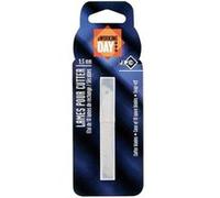 WONDAY Etui de 10 lames prédécoupées de 9 mm pour cutter de précision. Lames en acier inox trempé