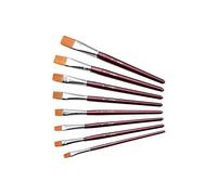 JPC Lot de 3 PINCEAUx BROSSE POILS SYNTHETIQUES N° 18