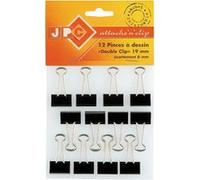 Jpc - Pince A Dessin Double Clip L19mm - Sachet De 12 G