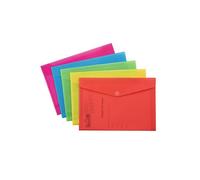 Jpc Pochette Polypro À Scratch 18 X 25 Cm Rose Transparent