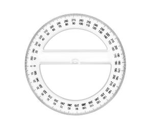 JPC Rapporteur circulaire 360° plastique 12 cm