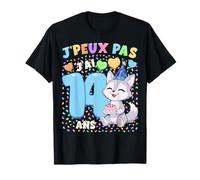 J'Peux Pas Garçon 14e Anniversaire Cadeau 14 Ans Loup T-Shirt