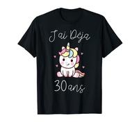J'Peux Pas J'ai 30 Ans Cadeau Fille Anniversaire Licorne T-Shirt